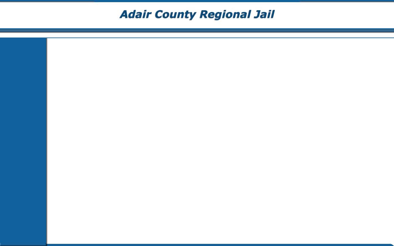 Adair County Jail inmate search and booking records system