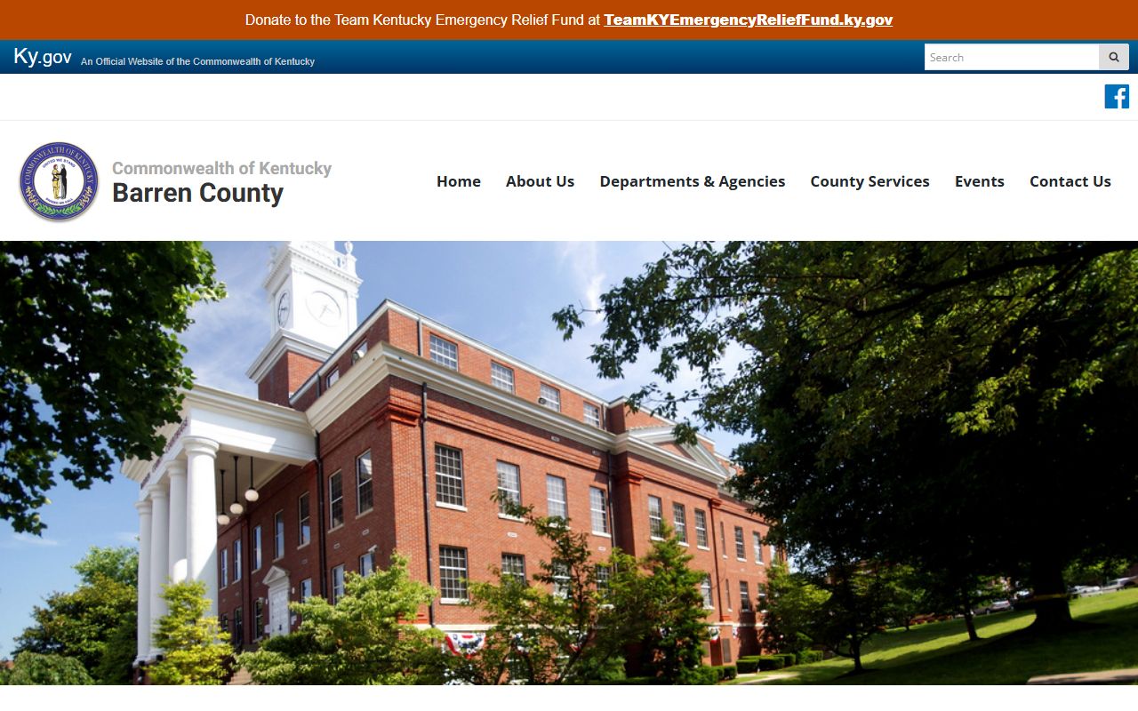 Barren County Government and detention center information