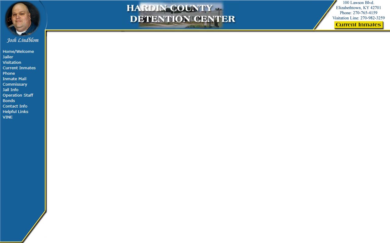 Hardin County JailTracker current inmates search system