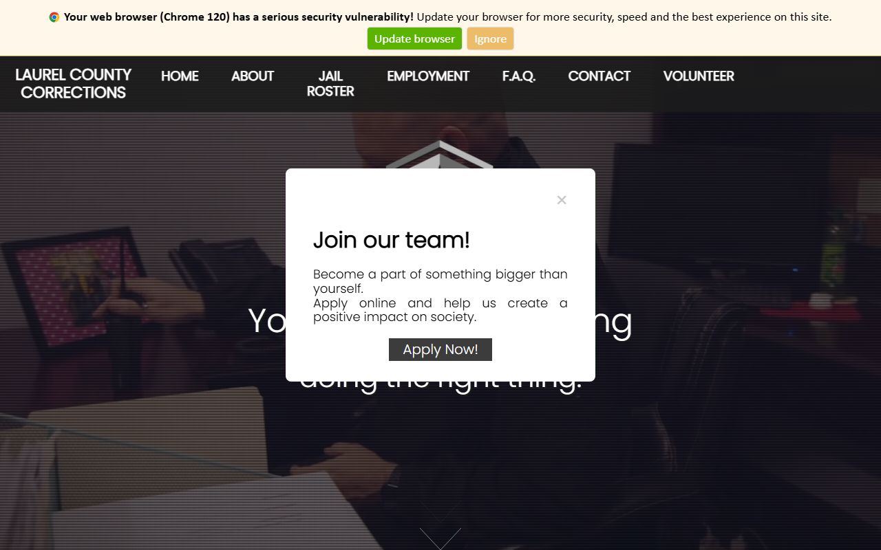 Laurel County Correctional Center in London Kentucky